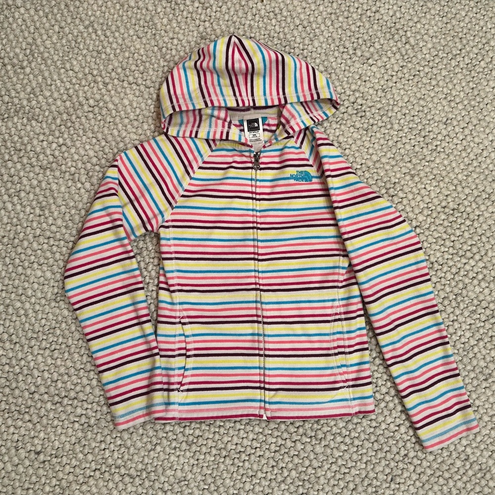 Girls North Face Fleece Jacket Size Medium 10/12